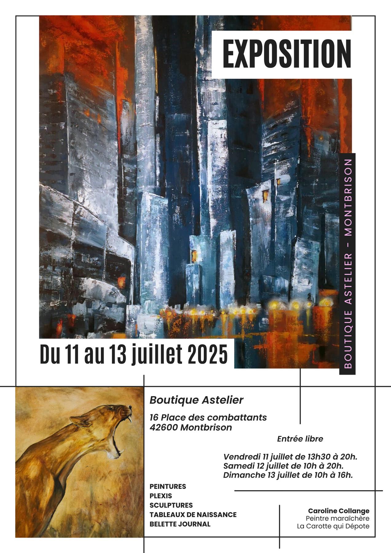 Affiche exposition juillet 2025